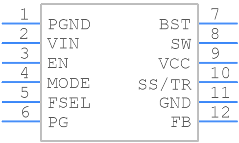 AP62800 - Diodes Incorporated - PCB symbol