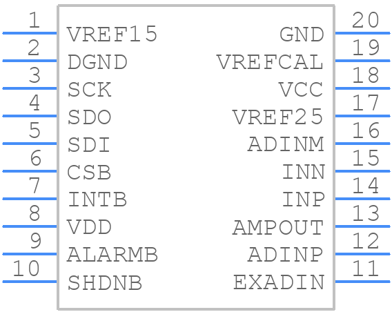 BD7220FV-CE2 - ROHM Semiconductor - PCB symbol