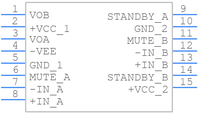LM4731TA - Texas Instruments - PCB symbol