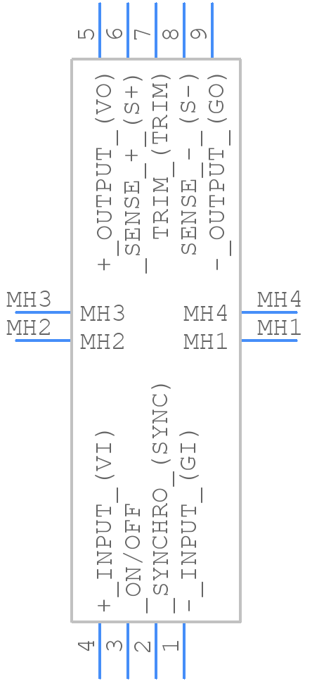 MGDS-155-H-I/T-L - Gaia Converter - PCB symbol