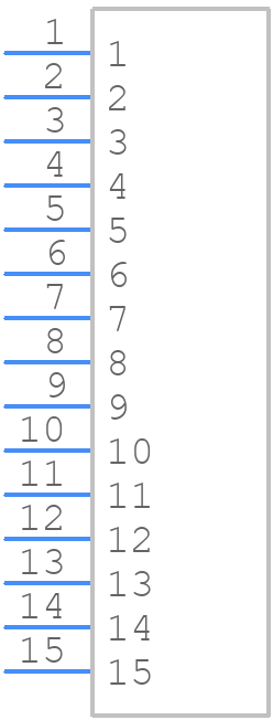 TSW-115-23-T-S - SAMTEC - PCB symbol