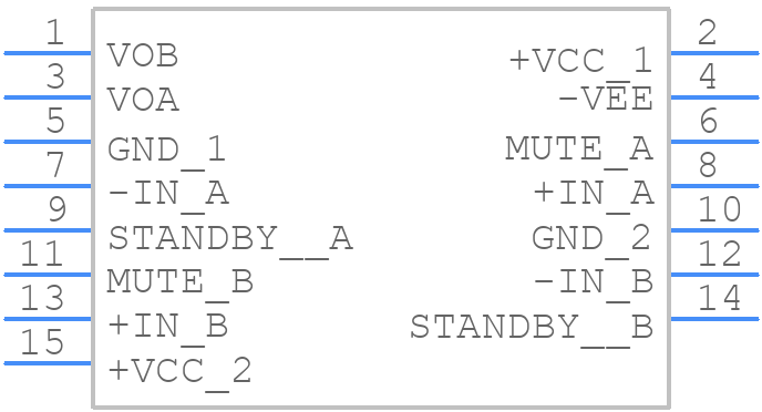 LM4731TA/NOPB - Texas Instruments - PCB symbol