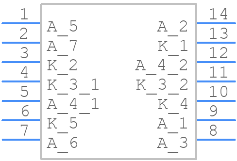 LMD5711AY-XX - LIGITEK - PCB symbol