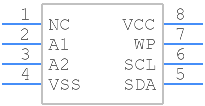 24CSM01T-E/SN - Microchip - PCB symbol