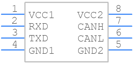 CA-IS3050G - ChipAnalog - PCB symbol