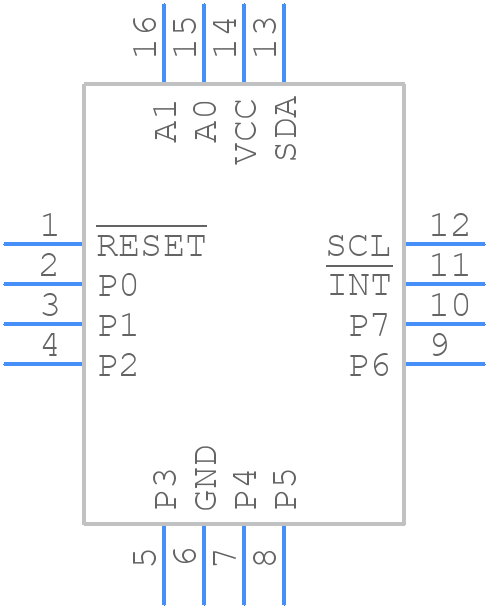 TCAL9538RSVR - Texas Instruments - PCB symbol