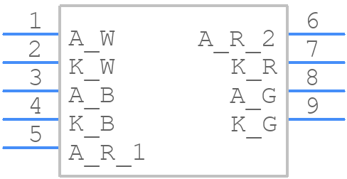599-2310-427F - Dialight - PCB symbol