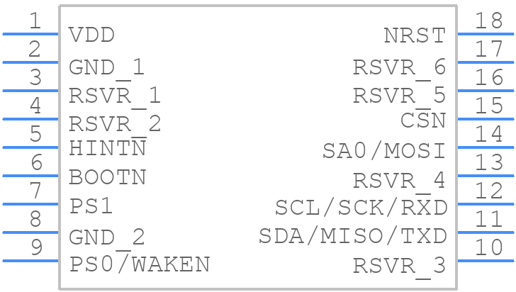 FSM305 - CEVA - PCB symbol