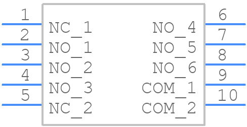RS16-4POS-2POL - Micro Robotics - PCB symbol