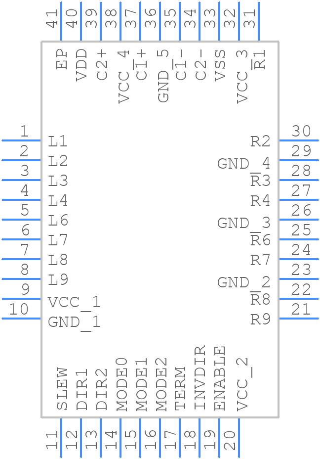 SP338EER1-L - MaxLinear, Inc. - PCB symbol