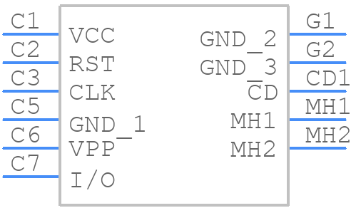 MSIM-6-A - Same Sky - PCB symbol