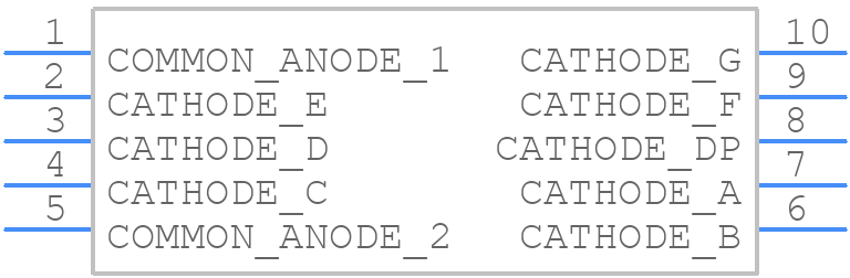 KW1-1501ASA - Luckylight - PCB symbol