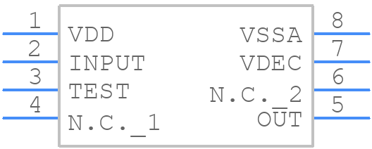 MLX90377GDC-ADB-380-RE - Melexis - PCB symbol