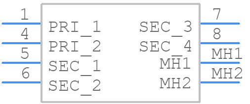 4900-8012RD63 - TE Connectivity - PCB symbol