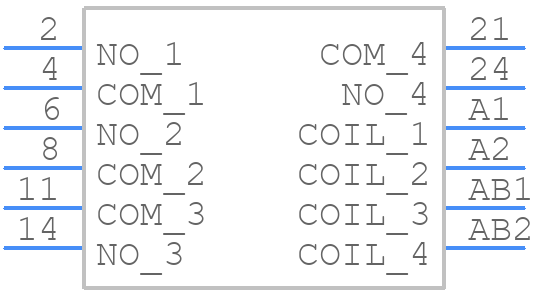 66.22.9.024.0300 - FINDER - PCB symbol