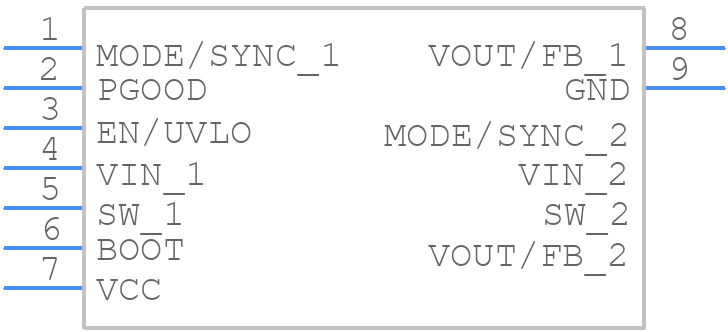 LMR43620MC5RPERQ1 - Texas Instruments - PCB symbol