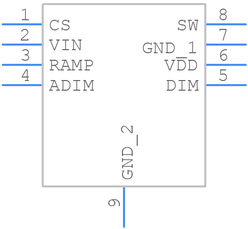 HV9918K7-G - Microchip - PCB symbol