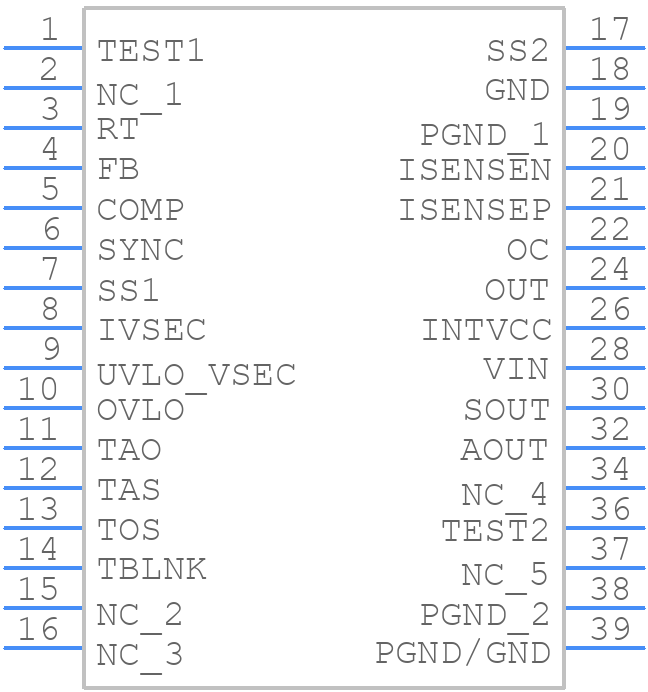 LT3753MPFE#TRPBF - Analog Devices - PCB symbol