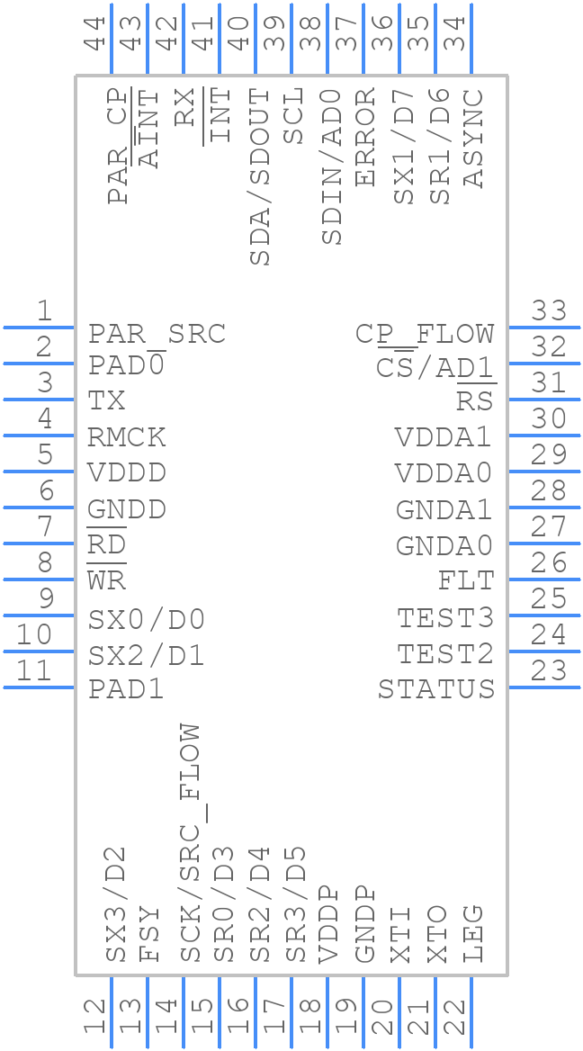 OS8104AAQ - Microchip - PCB symbol