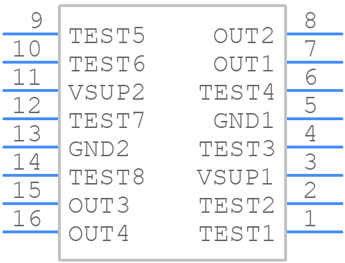 HAR3930A-GU - TDK - PCB symbol