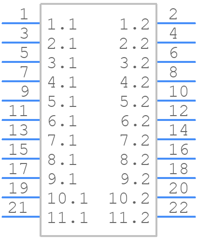 2086-1111/997-607 - Wago - PCB symbol