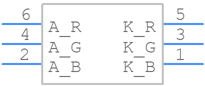 QLSP08RGB_B - QUELIGHTING - PCB symbol