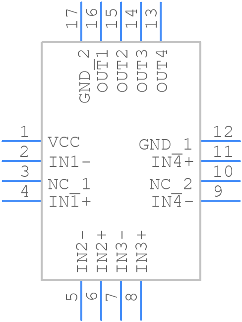 LM2901BIRTER - Texas Instruments - PCB symbol