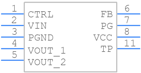 RPL-1.0-CT - RECOM Power - PCB symbol