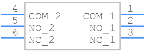 700DP7B11M2REH - E-Switch - PCB symbol
