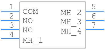 700SP7B10VS2REH - E-Switch - PCB symbol