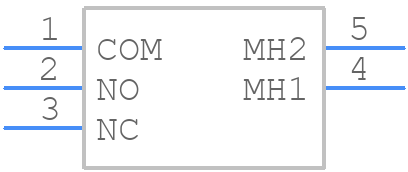 700SP7B10M6RE - E-Switch - PCB symbol