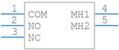 700SP7B11M7RE - E-Switch - PCB symbol