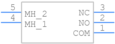 700SP7B20M6REC1BLK - E-Switch - PCB symbol