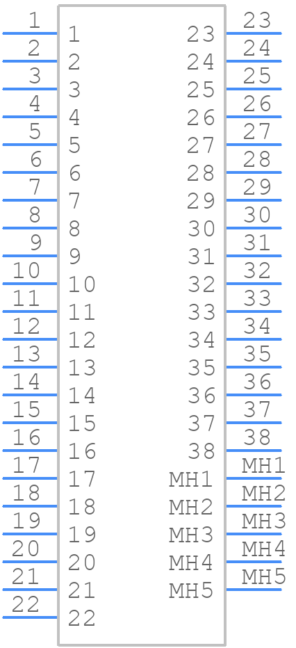 5767054-1 - TE Connectivity - PCB symbol