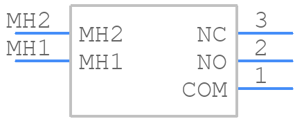 700SP7B10M6QEC1BLK - E-Switch - PCB symbol