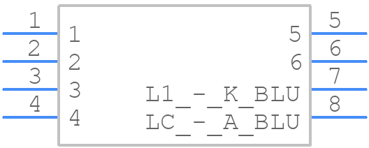 ULP22OAP1QSSCL1BLUNIL - E-Switch - PCB symbol