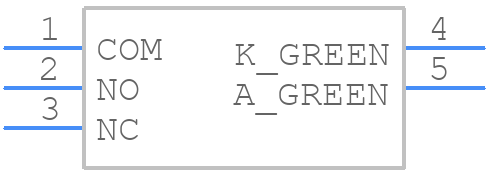 ULP12OAP1QSSCL1GRNNIL - E-Switch - PCB symbol