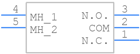400AWMSP4R1BLKM6QE - E-Switch - PCB symbol