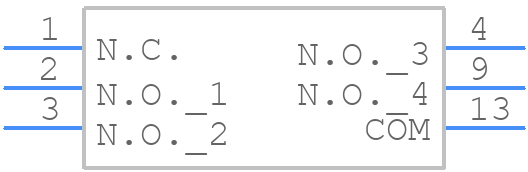 KC14A30.001NPS - E-Switch - PCB symbol