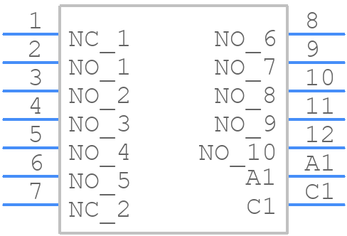 KC26A9.501NPF - E-Switch - PCB symbol