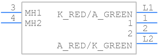 TL3275AF160GRQ - E-Switch - PCB symbol