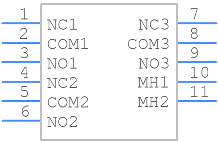 1003P1T1B5M7REH - E-Switch - PCB symbol