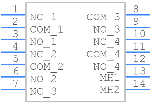 1004P3T1B3M7RE - E-Switch - PCB symbol