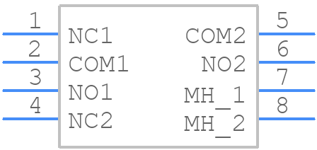 200MDP3T1B2M6CE - E-Switch - PCB symbol