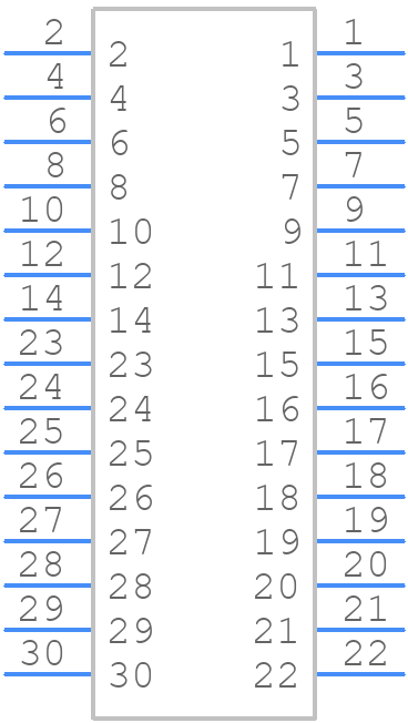 6-146130-4 - TE Connectivity - PCB symbol