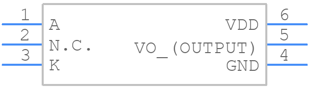 TLP2767 - Toshiba - PCB symbol