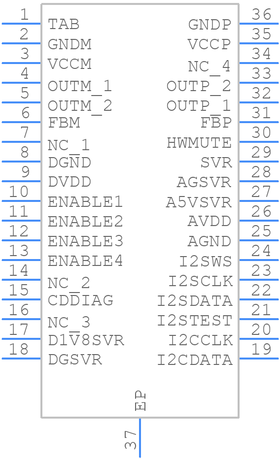 FDA903D-EHX - STMicroelectronics - PCB symbol