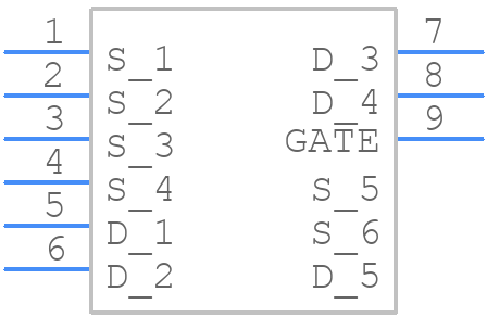 IQE046N08LM5CGSCATMA1 - Infineon - PCB symbol