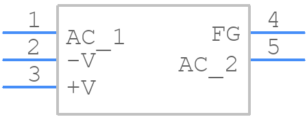 VAA1012 - Cosel - PCB symbol