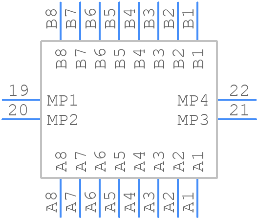 254536-E - TE Connectivity - PCB symbol